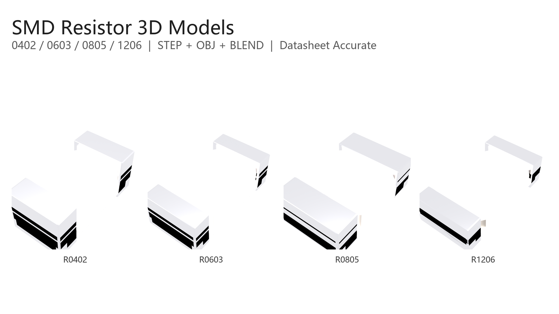 Resistor 3D Models